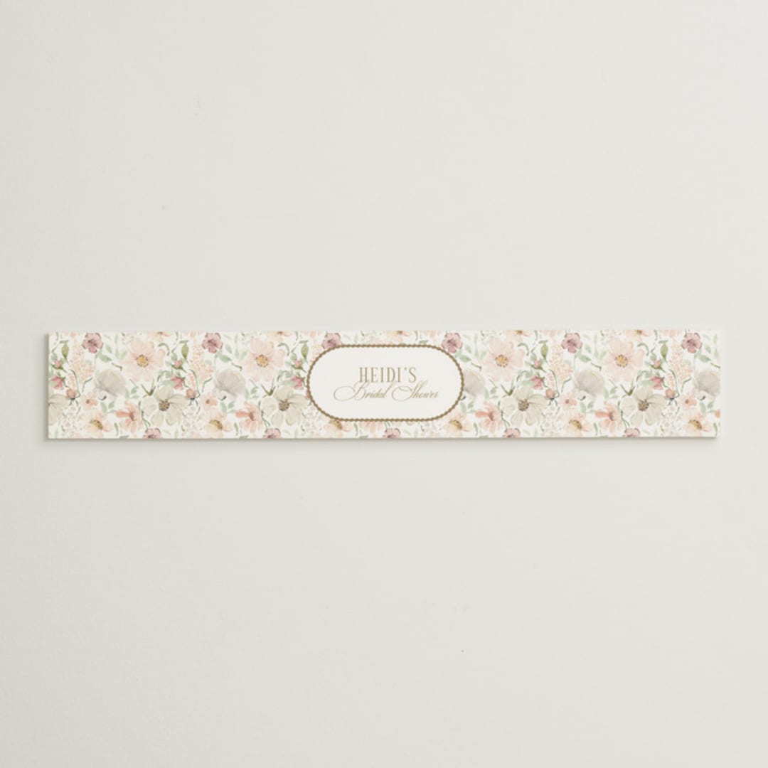 "Gorgeous" - Bridal Shower in Blushing by Itsy Belle Studio - Front