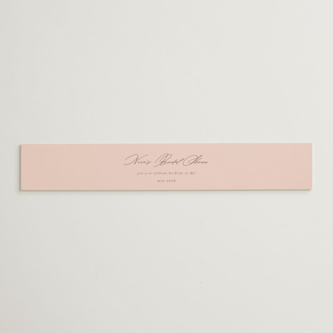 "Sweetheart" - Bridal Shower in Blush by Paper Raven Co. - Front