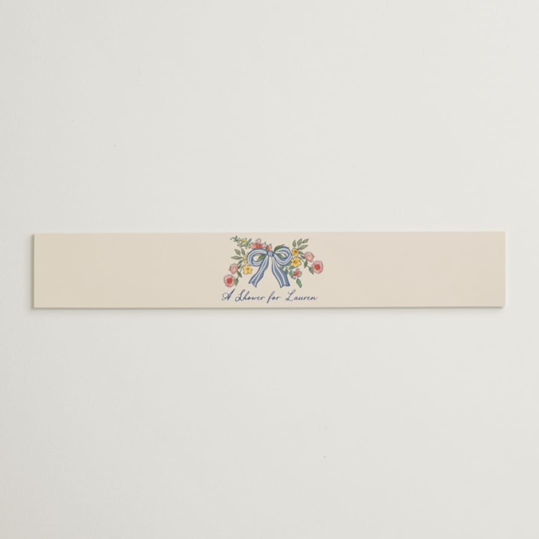 "A wedding in Low Country" - Bridal Shower in Cornflower by Chris Griffith - Front
