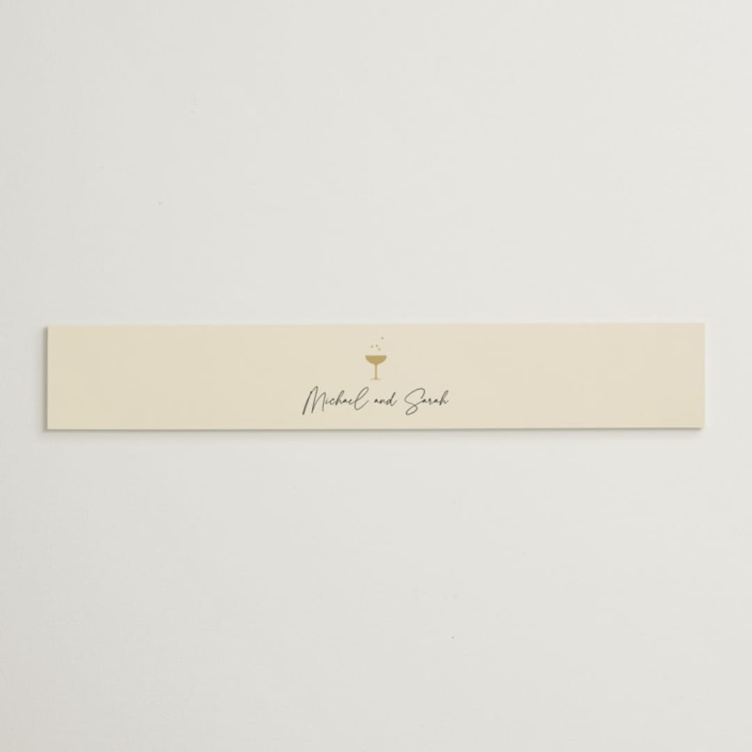 "A Little Shindig" - Bridal Shower in Champagne by mo kelley - Front