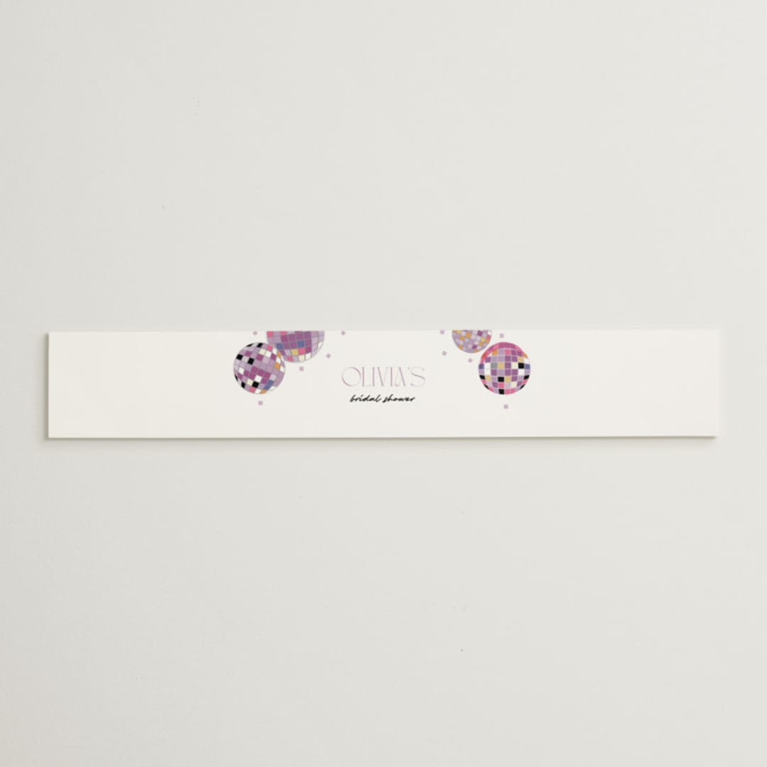 "Disco Fever" - Bridal Shower in Bubblegum by Corinne Malesic - Front