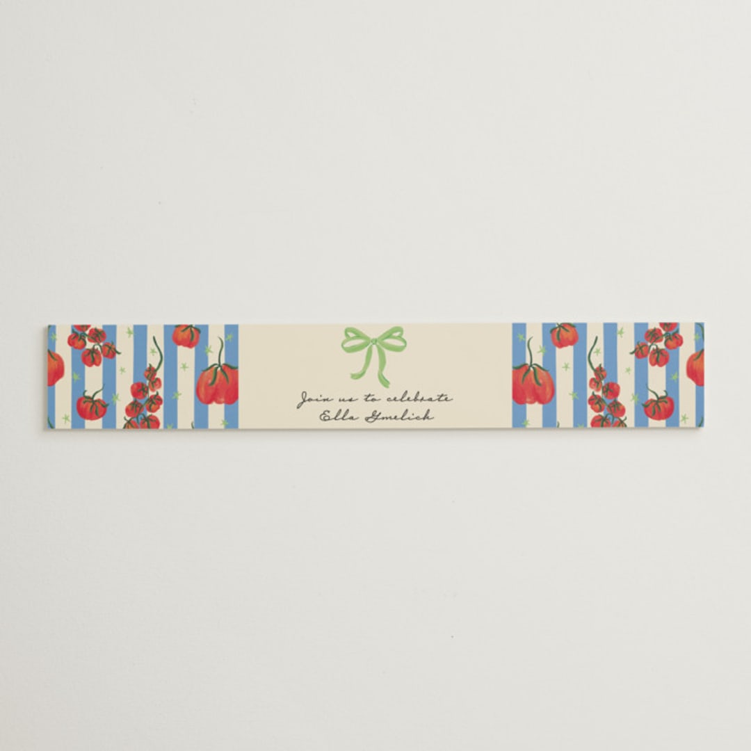 "Petit Pomodoro" - Bridal Shower in Lime by Jackie Crawford - Front