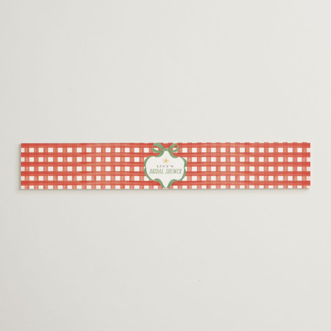 "So Berry Sweet" - Bridal Shower in Strawberry by Itsy Belle Studio - Front