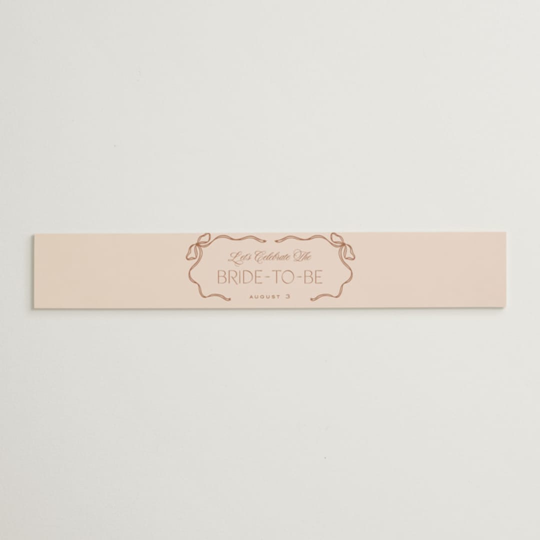 "Oval Wreath" - Bridal Shower in Neopolitan by Leah Bisch - Front