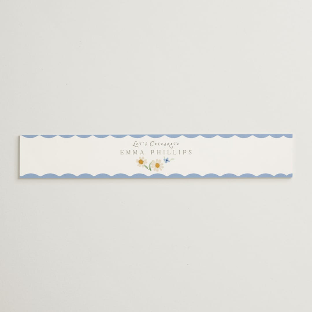 "Wildflower Wreath" - Bridal Shower in Something Blue by Erin L. Wilson - Front