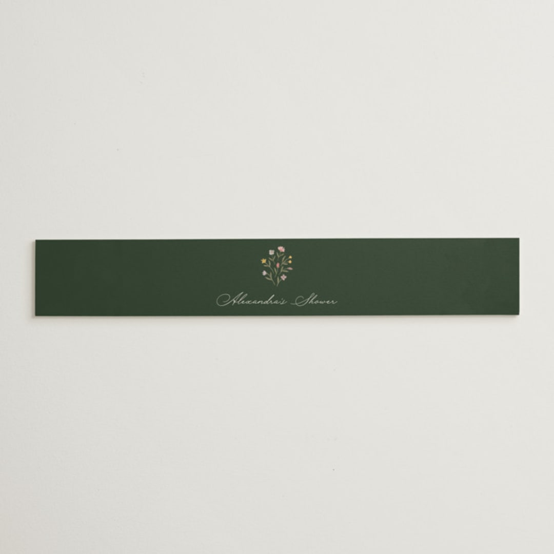 "Floral Greenery" - Bridal Shower in Juniper by Katherine Moynagh - Front