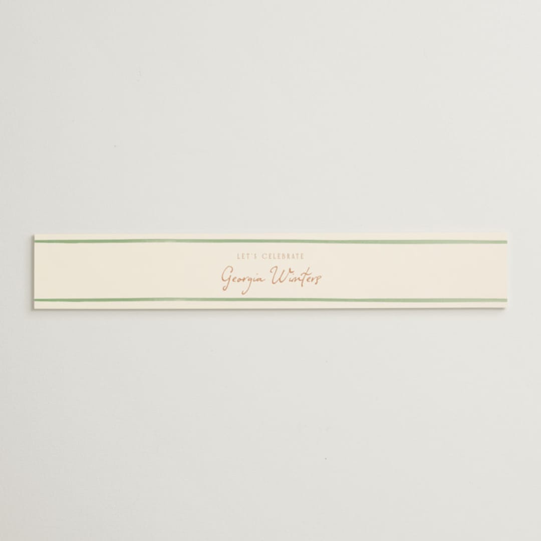 "The next chapter" - Bridal Shower in Forest by Jennifer Wick - Front