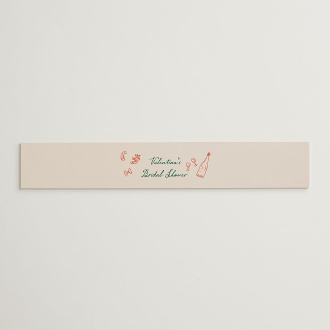 "Sapori" - Bridal Shower in Tangerine by Jelena Vuletic - Front