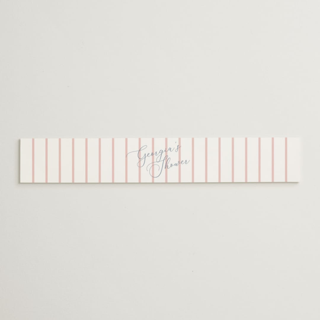 "Note" - Bridal Shower in Peony by Baumbirdy - Front