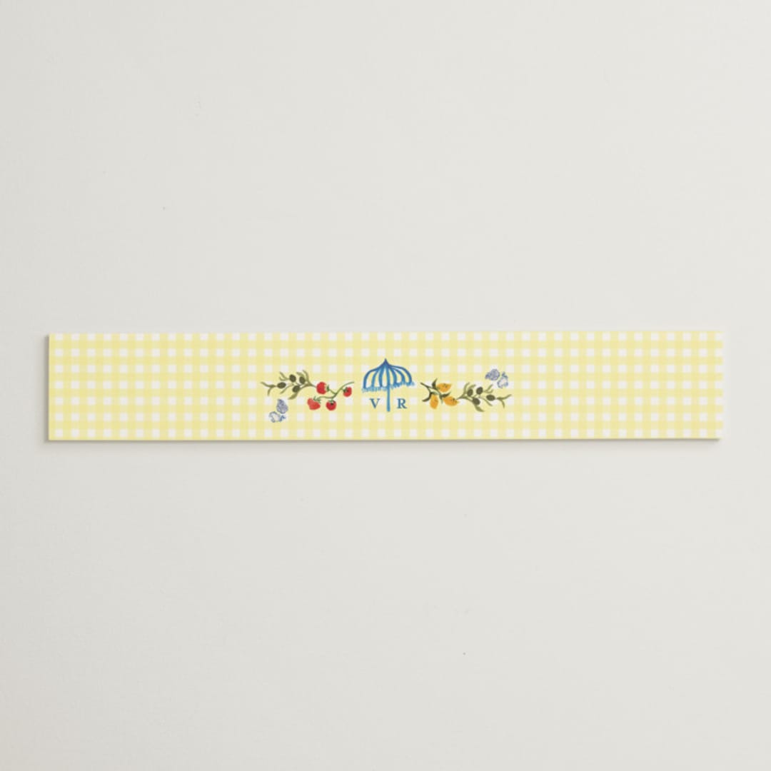 "Fresh Border" - Bridal Shower in Mediterraneo by Tamara Hilje - Front