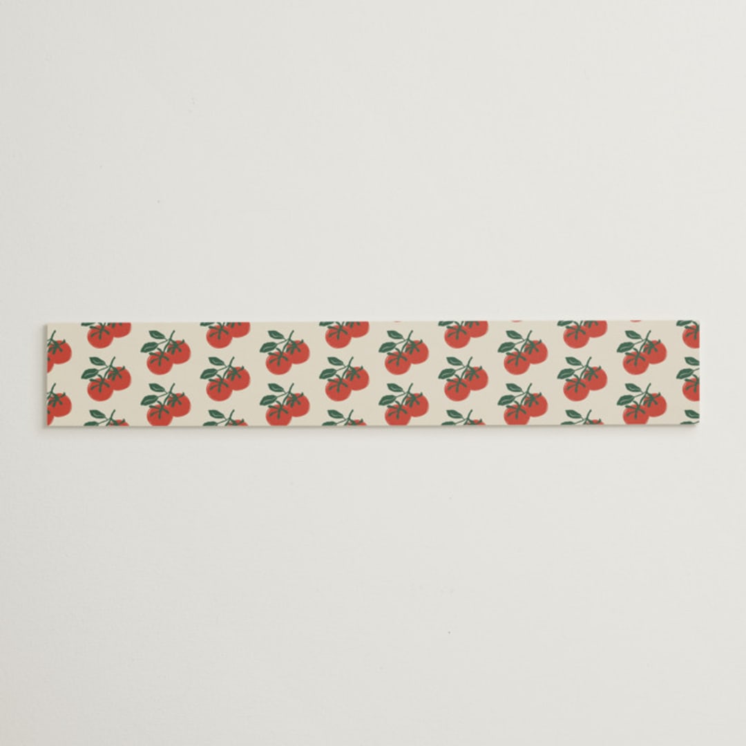 "Gingham Garden" - Bridal Shower in Tomato by Kelly Watkins - Front