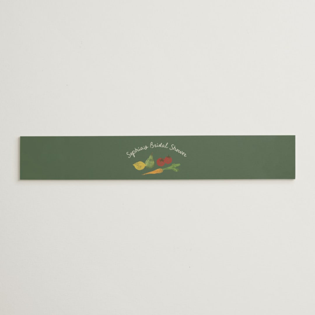 "Farmer's Market" - Bridal Shower in Cherry by Adelyn T. - Front