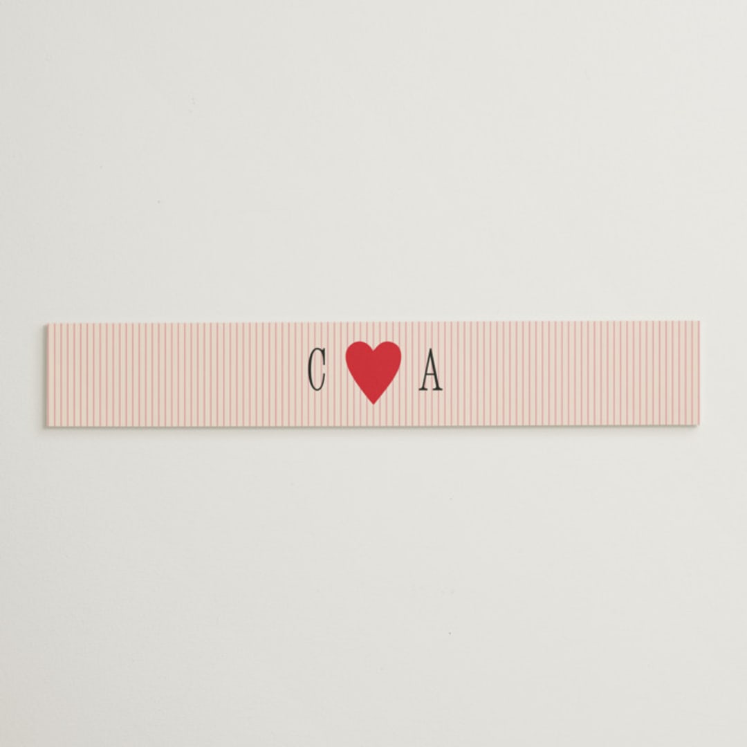 "Love party" - Bridal Shower in Crimson by Creo Study - Front