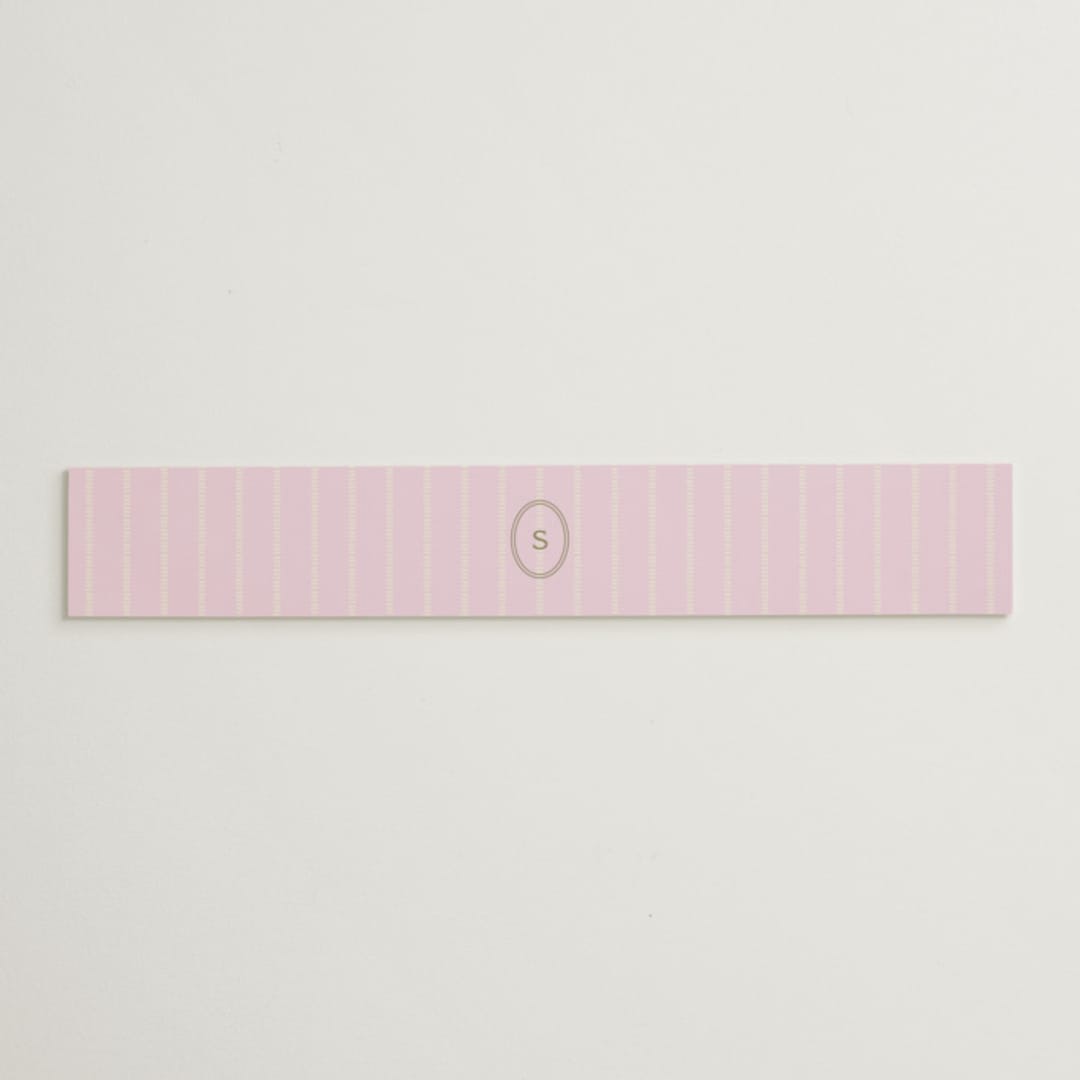 "stitched lines" - Bridal Shower in Blush by Ellen Schlegelmilch - Front