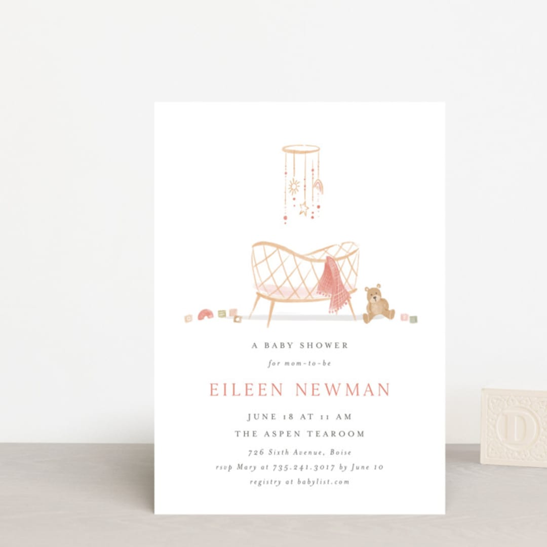 "Little Nursery" - Baby Shower Invitations in Cupcake by Rebecca Durflinger - Front
