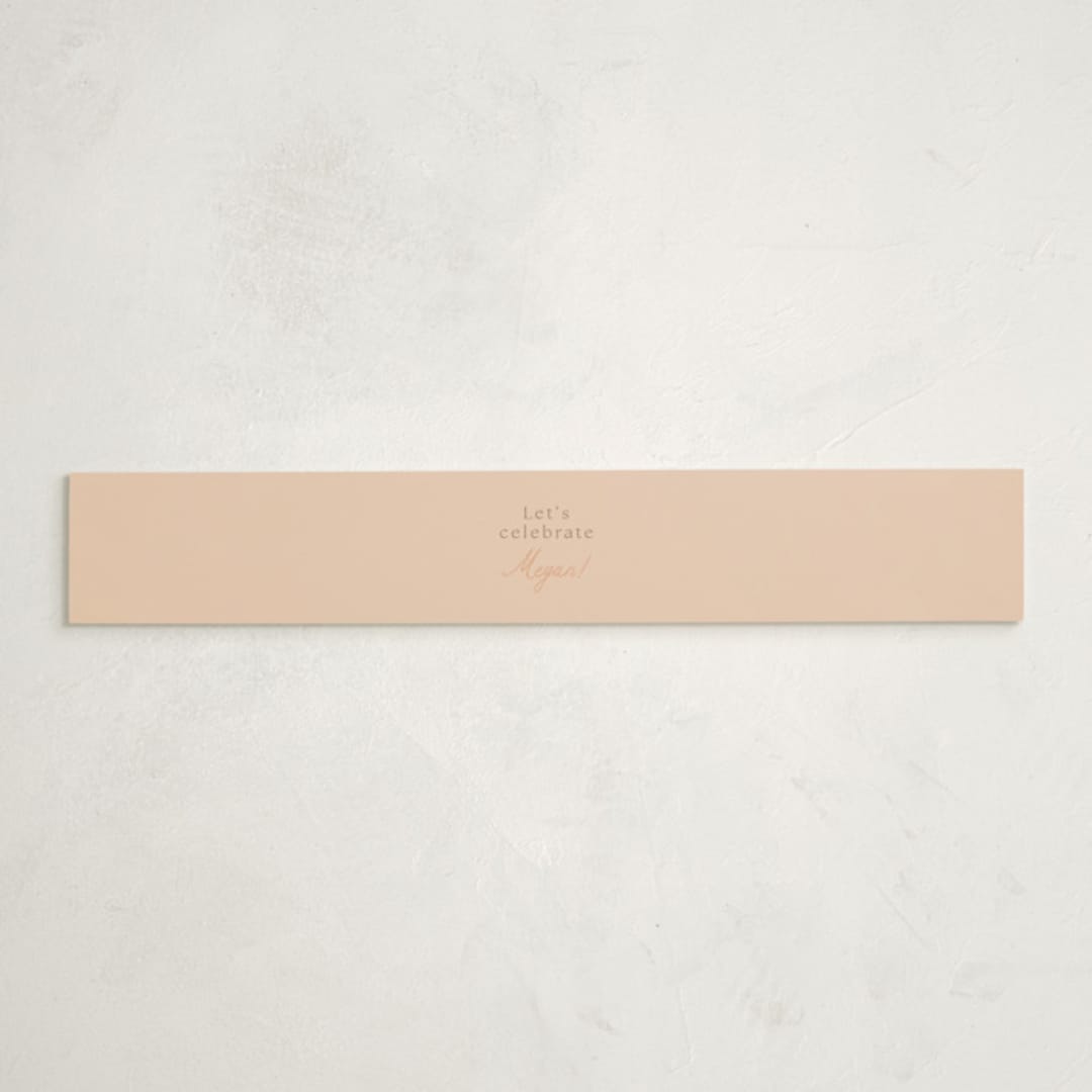 "New blooms" - Baby Shower Belly Bands in Ballet Slipper by Jennifer Wick - Front