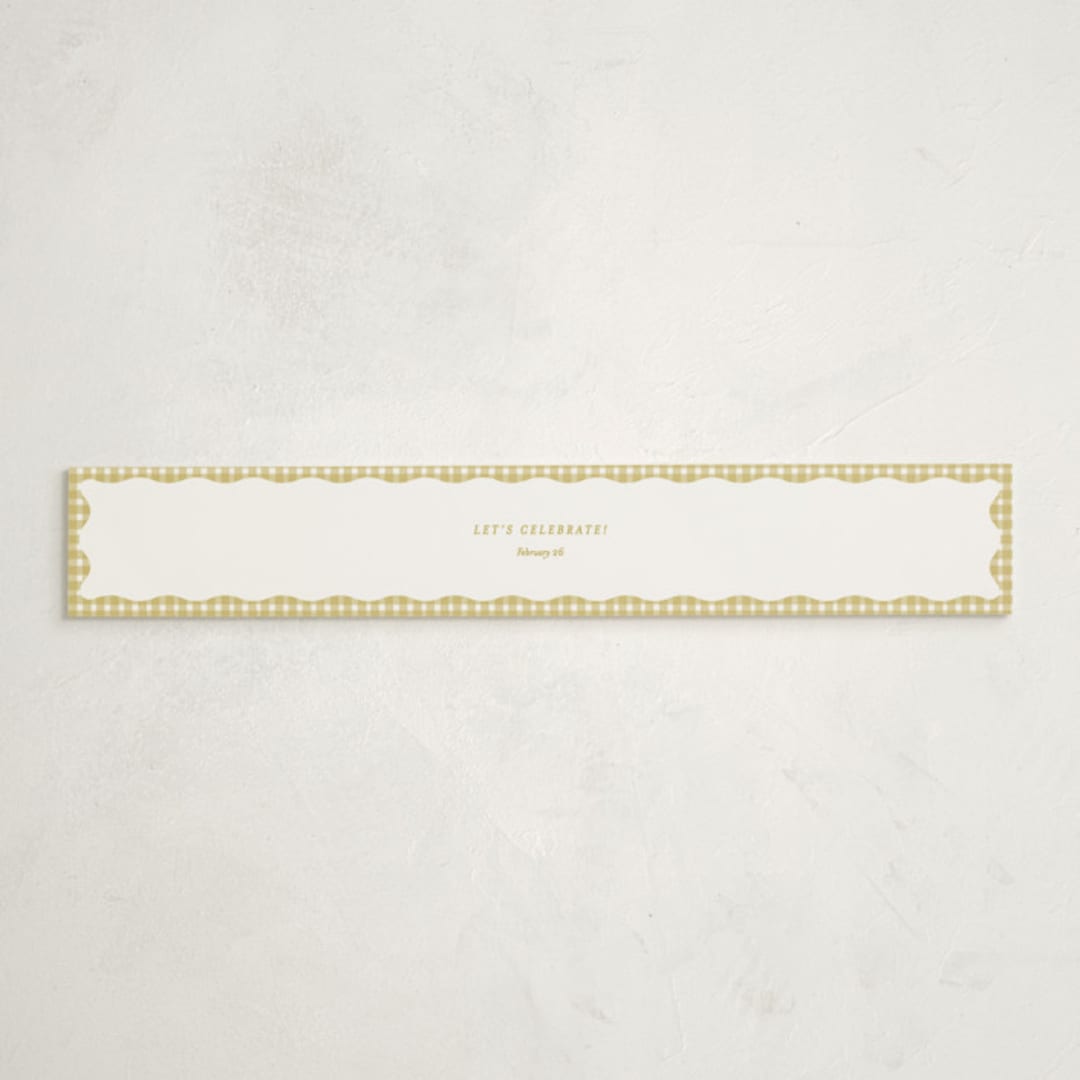 "Veggie Patch" - Baby Shower Belly Bands in Olive by Natalie Rae - Front