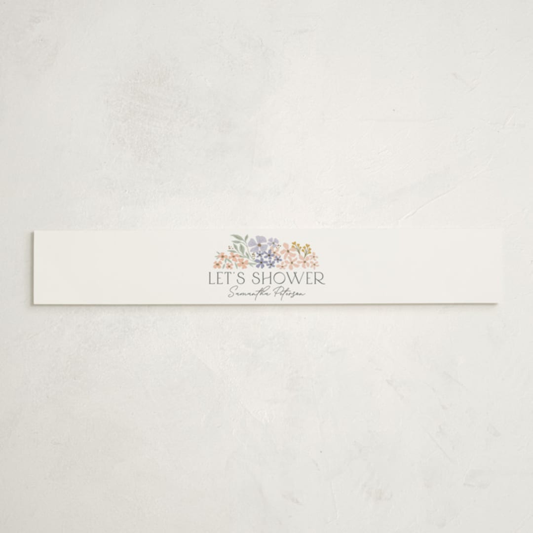 "garden path" - Baby Shower Belly Bands in Meadow by Karidy Walker - Front