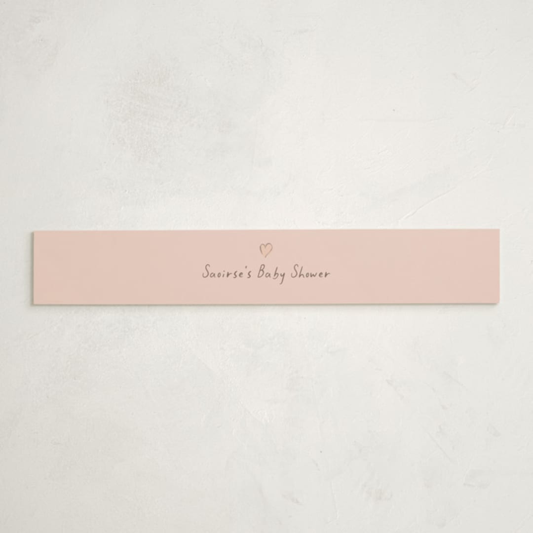 "bananella" - Baby Shower Belly Bands in Taupe by chocomocacino - Front
