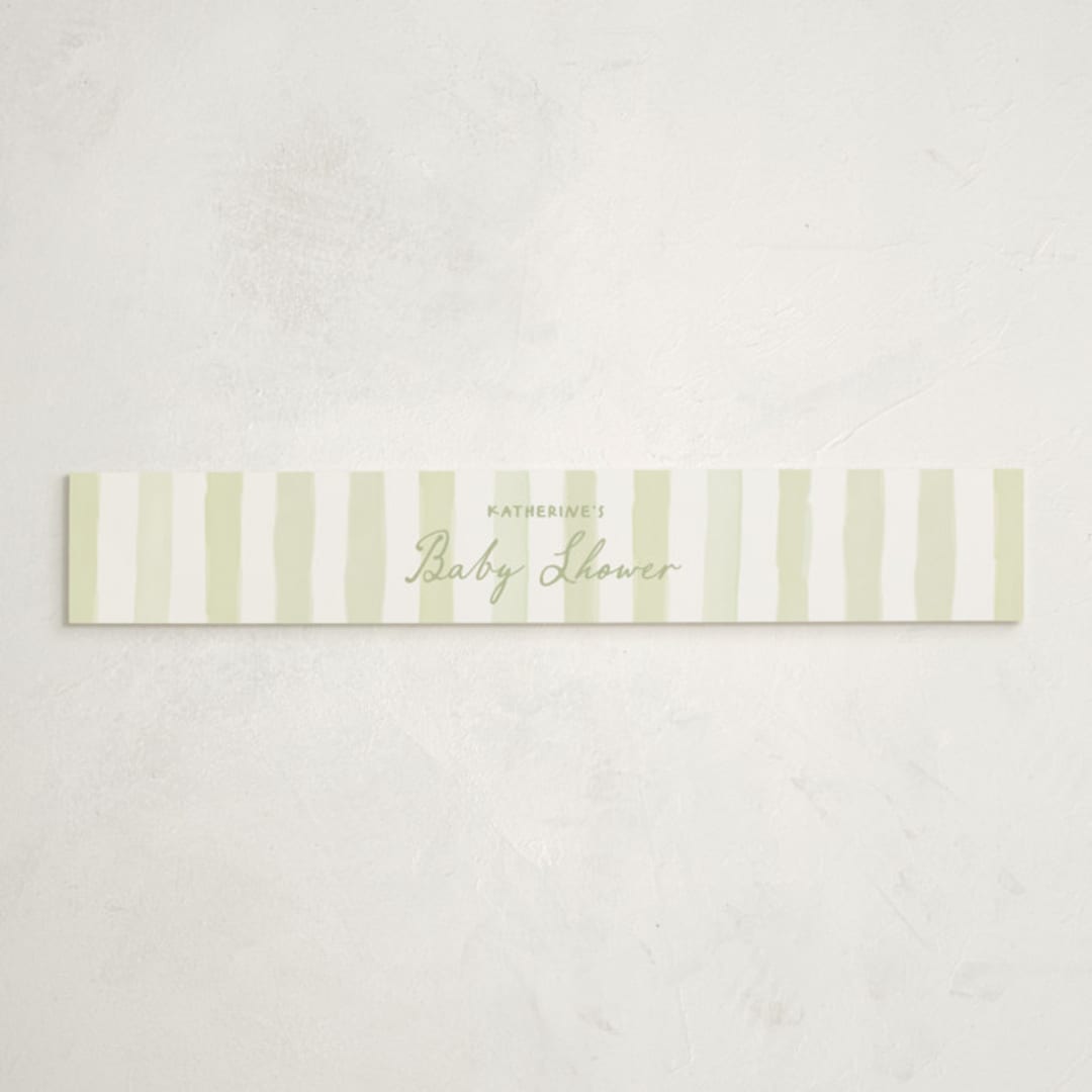 "A wild one" - Baby Shower Belly Bands in Jungle by Creo Study - Front