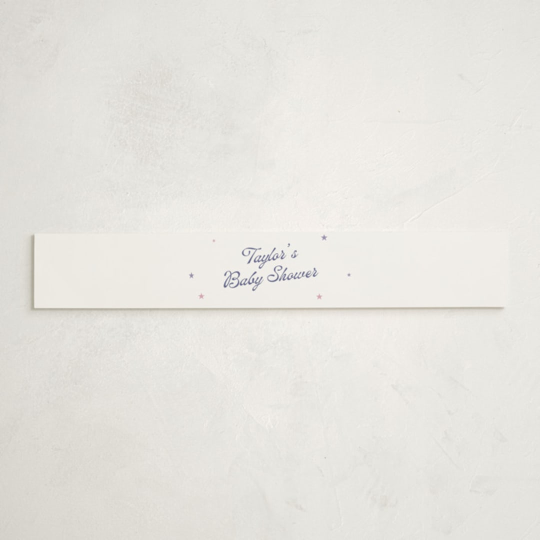 "baby hippo" - Baby Shower Belly Bands in Twilight Frost by Cass Loh - Front