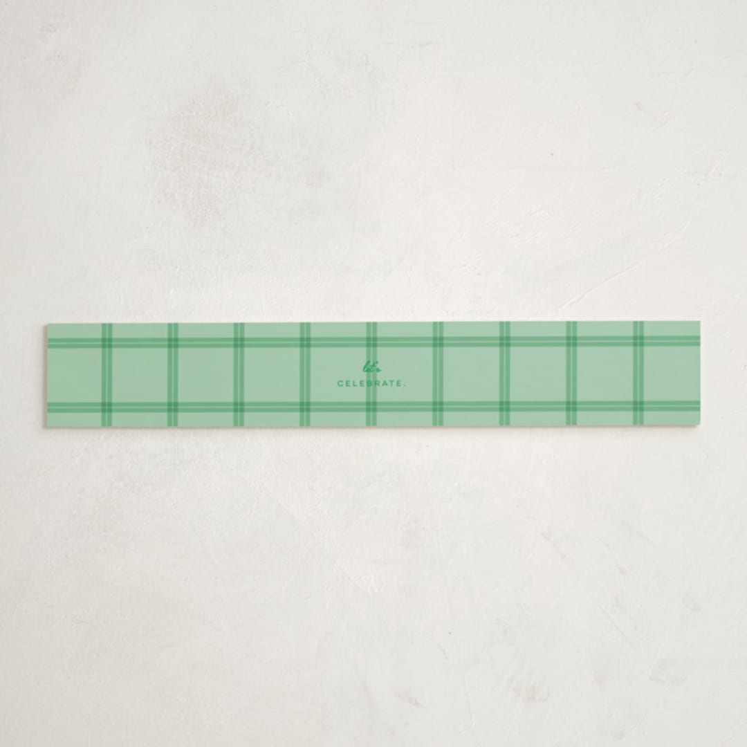 "Vintage Classic" - Baby Shower Belly Bands in Mint by Jen Ramsey - Front