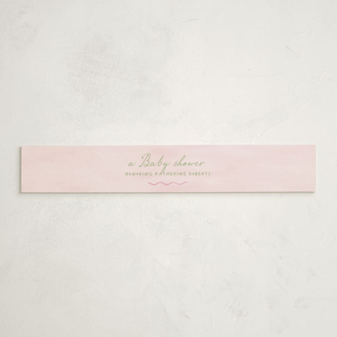 "Baby in bloom" - Baby Shower Belly Bands in Garden Glory by Creo Study - Front