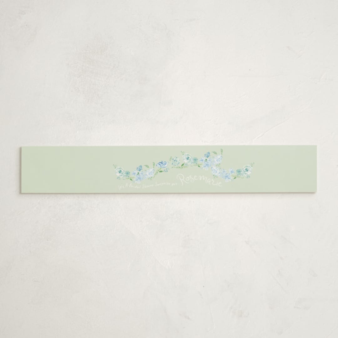 "paris with love" - Baby Shower Belly Bands in Breezy Skies by Phrosné Barwood - Front