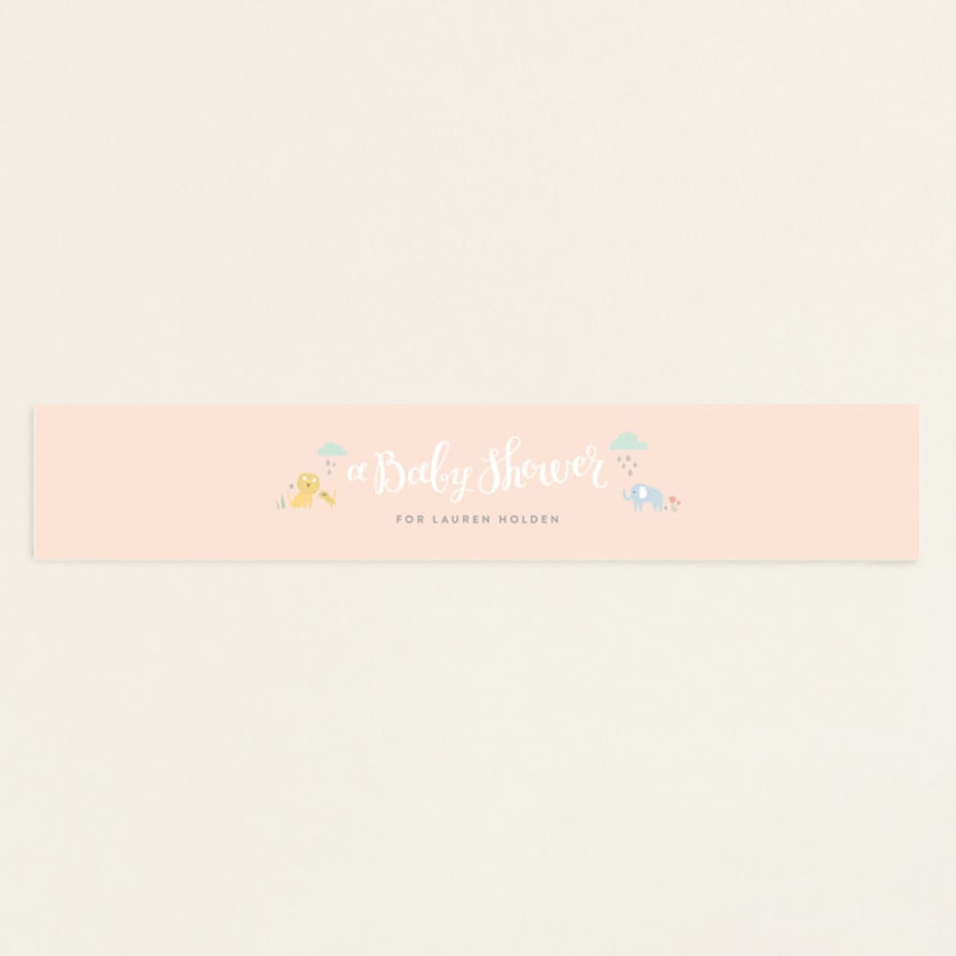 "Petite Jungle shower" - Baby Shower Belly Bands in Forest by Jennifer Wick - Front