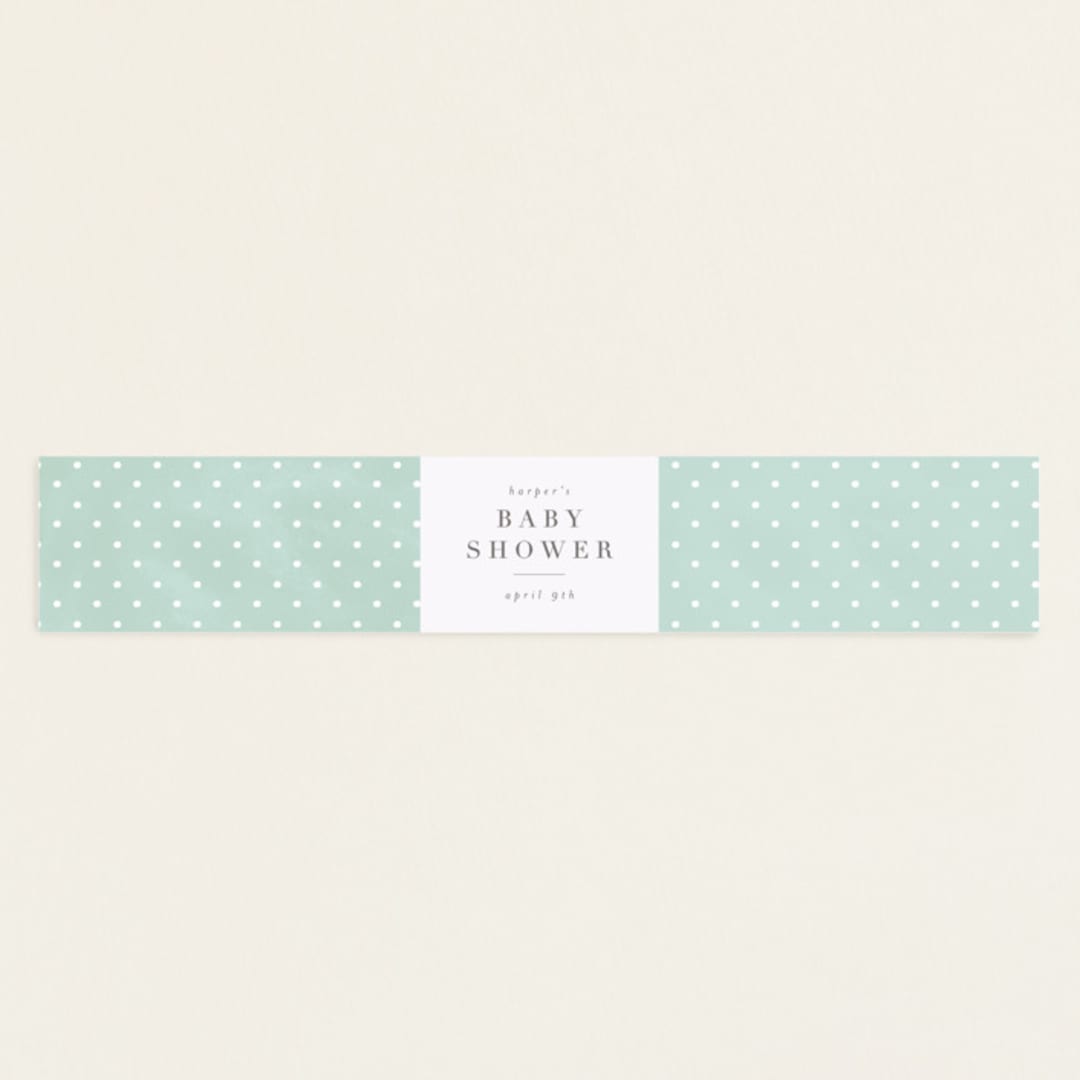 "Woodland" - Baby Shower Belly Bands in Forest by Lori Wemple - Front