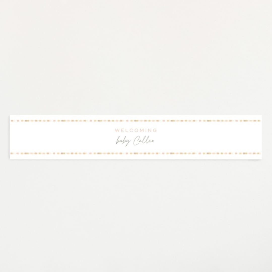 "Sunset" - Baby Shower Belly Bands in Sunshine by Sara Hicks Malone - Front