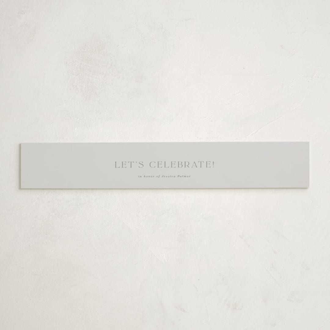 "Moon Baby" - Baby Shower Belly Bands in Slate by Marina Onoprienko - Front