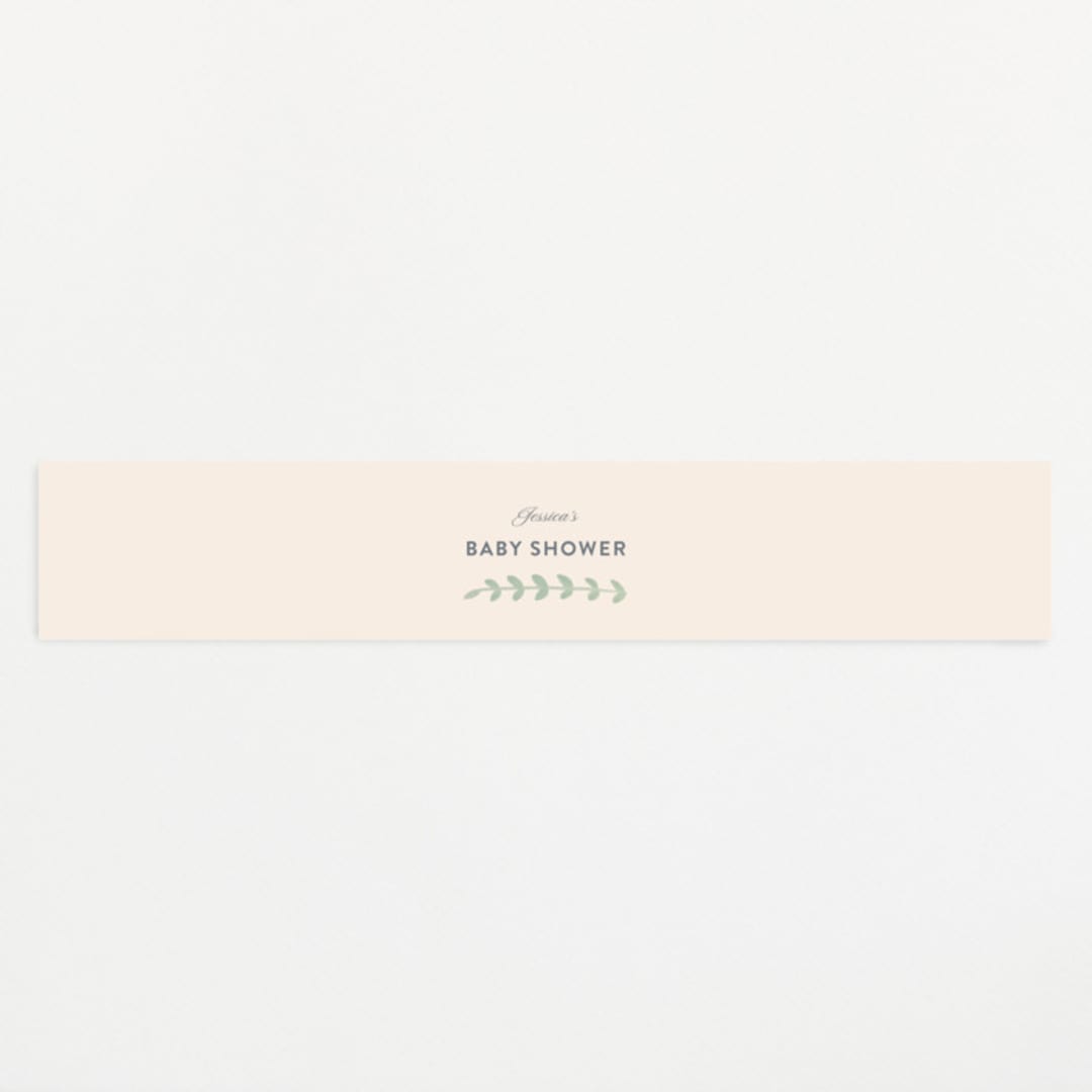 "Safari Dreams" - Baby Shower Belly Bands in Sunshine by Teju Reval - Front