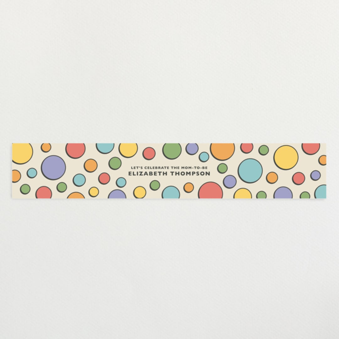 "Disney's Mickey Mouse Oh, Boy!" - Baby Shower Belly Bands in Natural by Heather Schertzer - Front