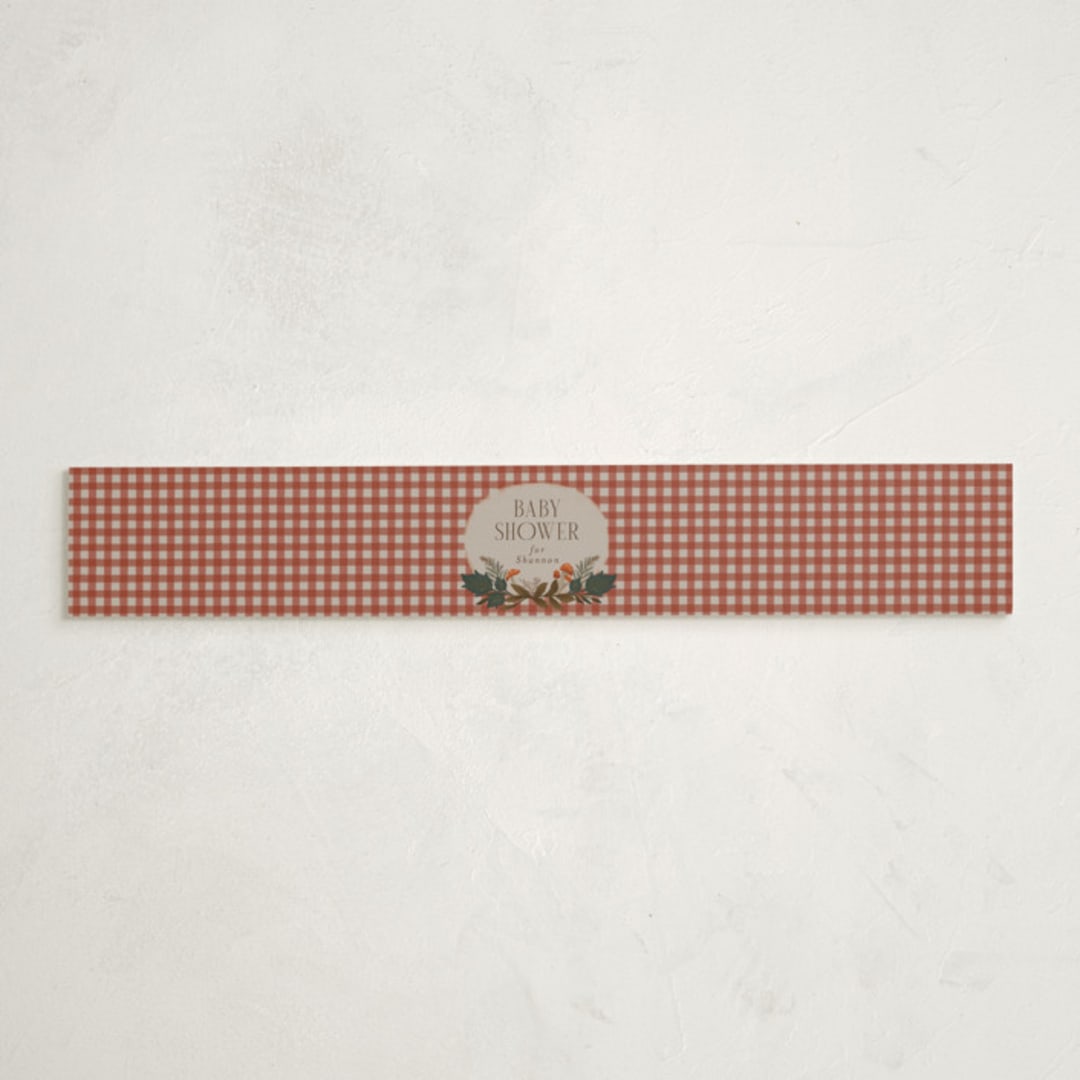 "Woodland Baby Shower" - Baby Shower Belly Bands in Forest by Joanna Griffin - Front