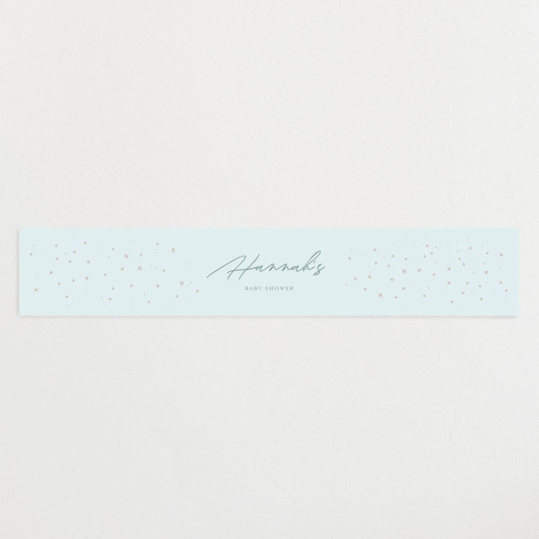 "Disney’s Tinkerbell Magic" - Baby Shower Belly Bands in Sage by frau brandt - Front