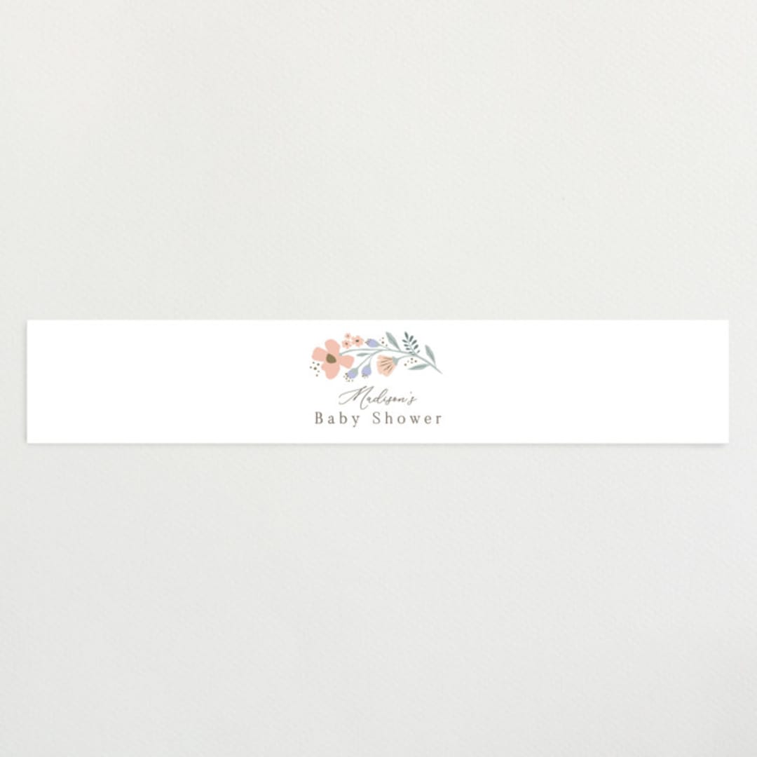 "garden bunnies" - Baby Shower Belly Bands in Petal by Karidy Walker - Front