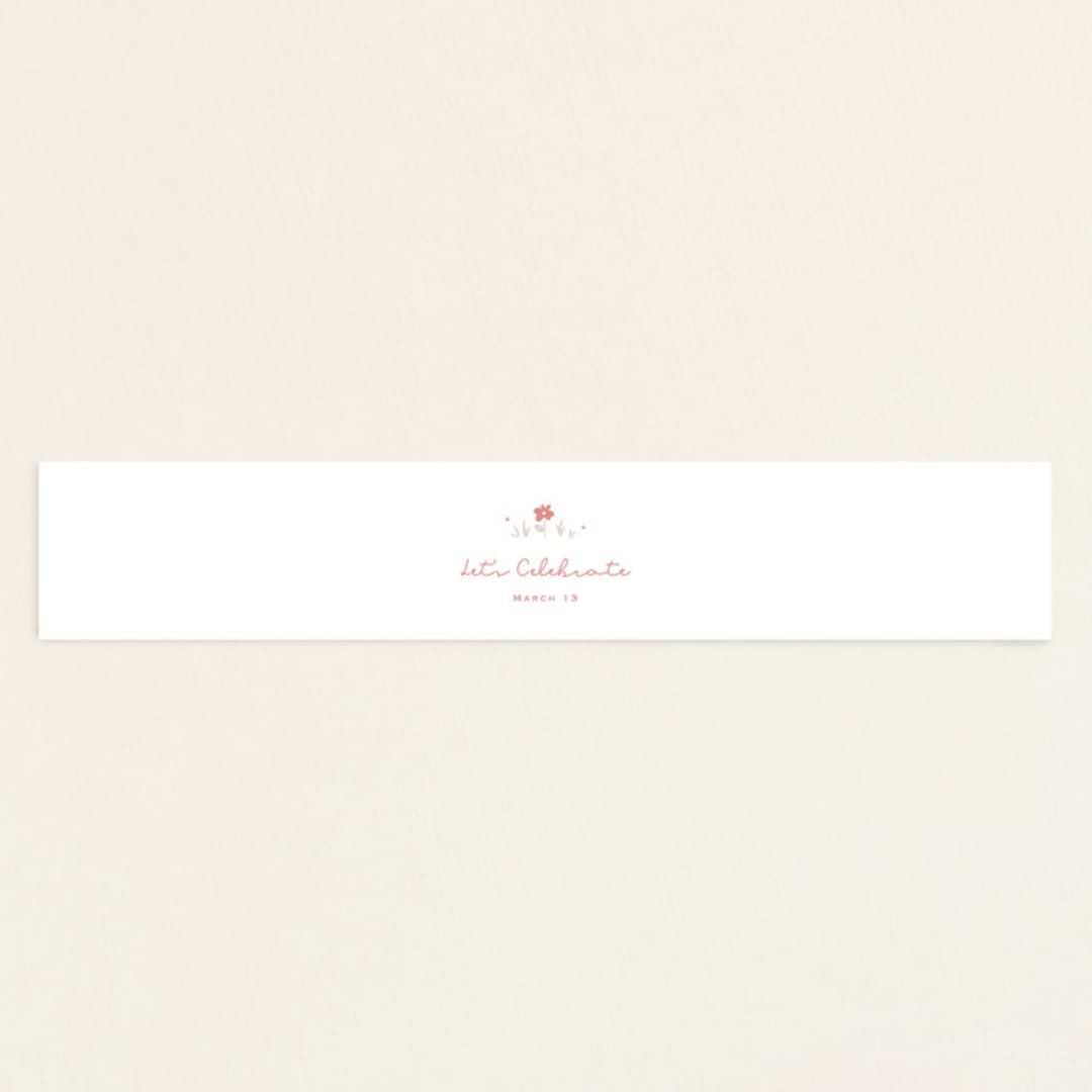 "Sweet Farm" - Baby Shower Belly Bands in Poppy by Carolyn MacLaren - Front