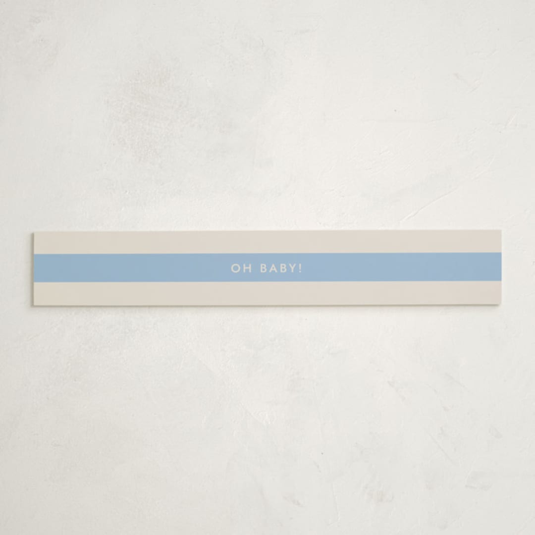 "Augusta" - Baby Shower Belly Bands in Melon by Megan Davis - Front
