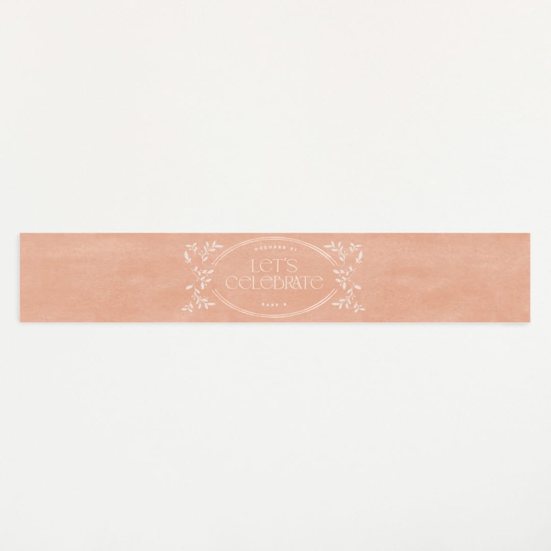 "Woodland storybook" - Baby Shower Belly Bands in Ecru by Creo Study - Front