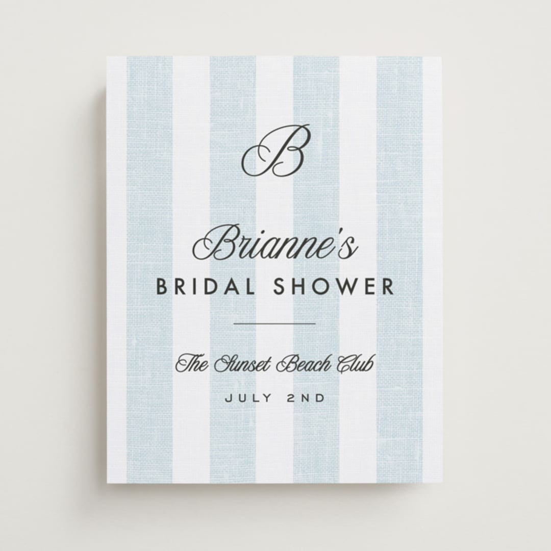 "Coastal" - Wedding Party Signs in Oceanside by Kelly Schmidt - Front