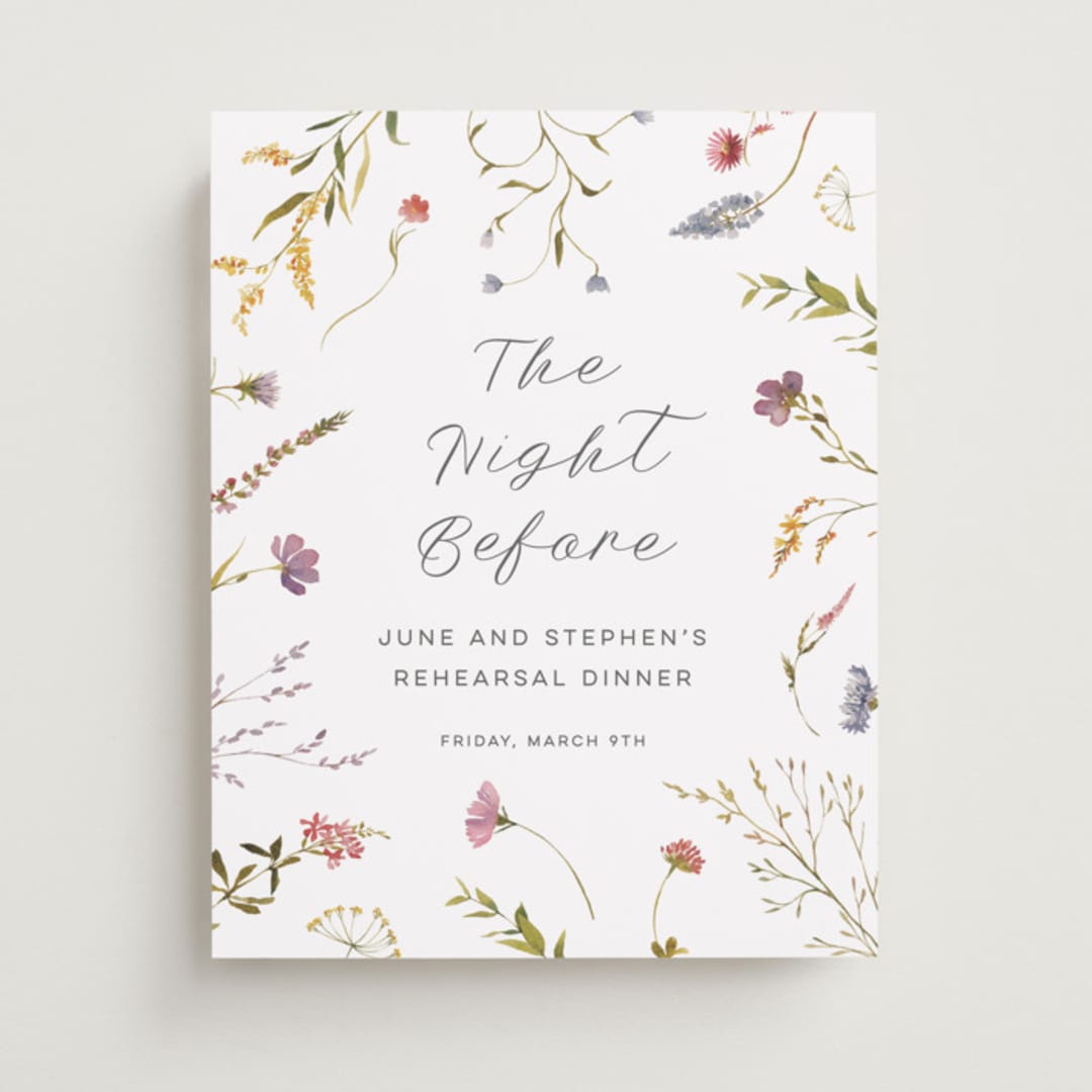 "Untied" - Wedding Party Signs in Sherbert by Erin Hodges - Front