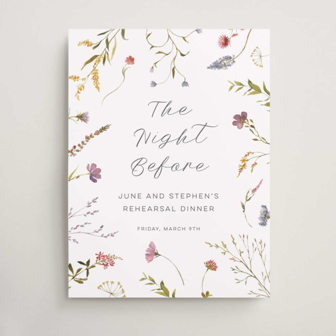 "Untied" - Wedding Party Signs in Sherbert by Erin Hodges - Front