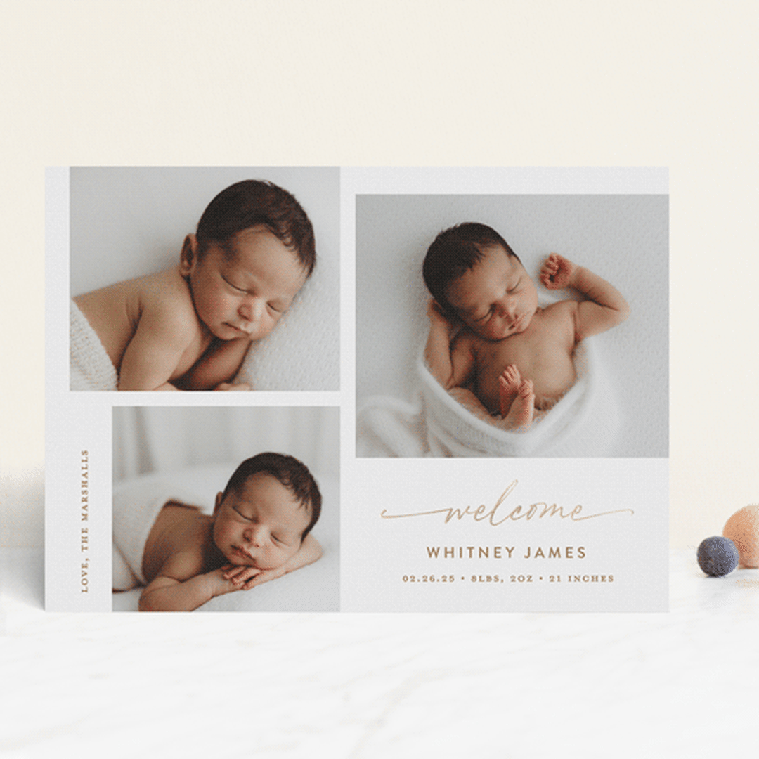"Appeal" - Birth Announcements in Sand by Carolyn MacLaren - Front