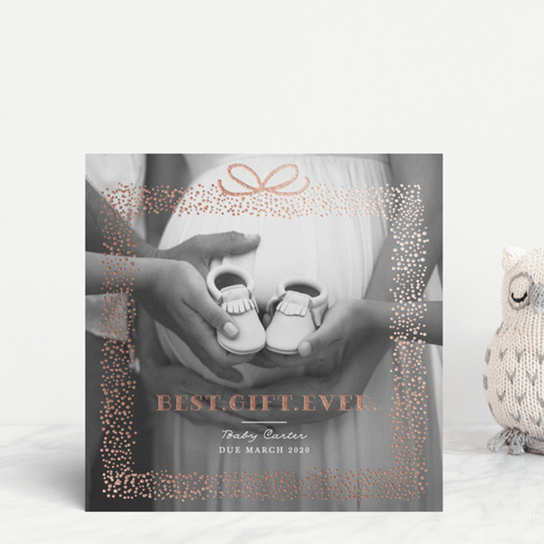 shimmery holiday gift