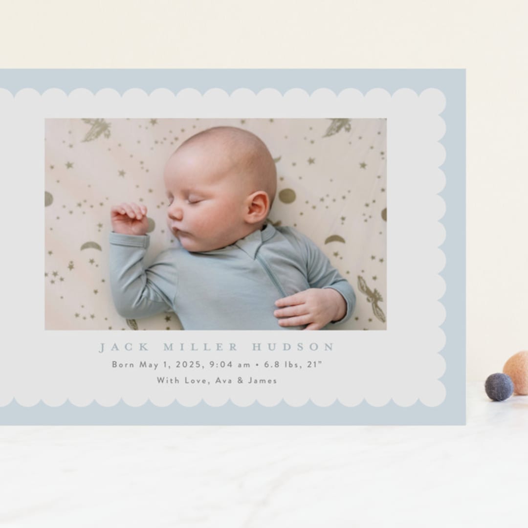 "charmed" - Birth Announcements in Sky by Nicoletta Savod - Front