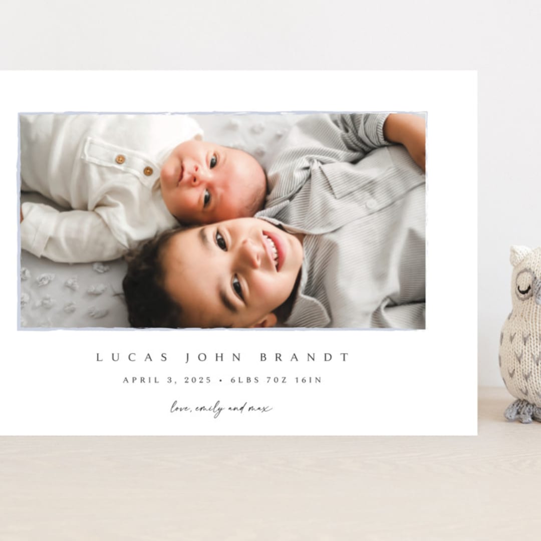"Border" - Birth Announcements in Shadow by Kasia Labocki - Front