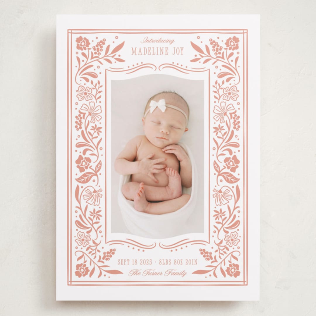 "Storybook" - Birth Announcements in Sweet by Erin German - Front