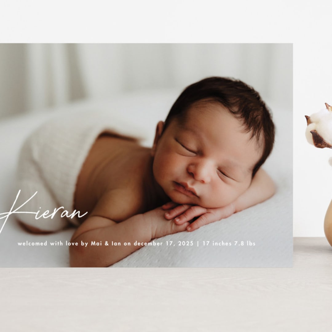 "raclette" - Birth Announcements in Marshmallow by chocomocacino - Front