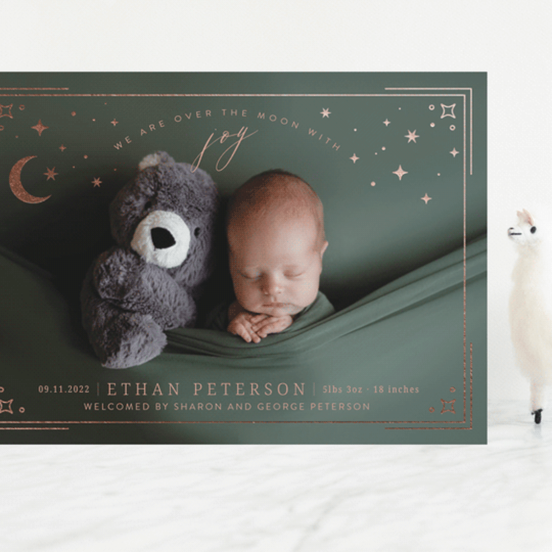 over the moon with joy